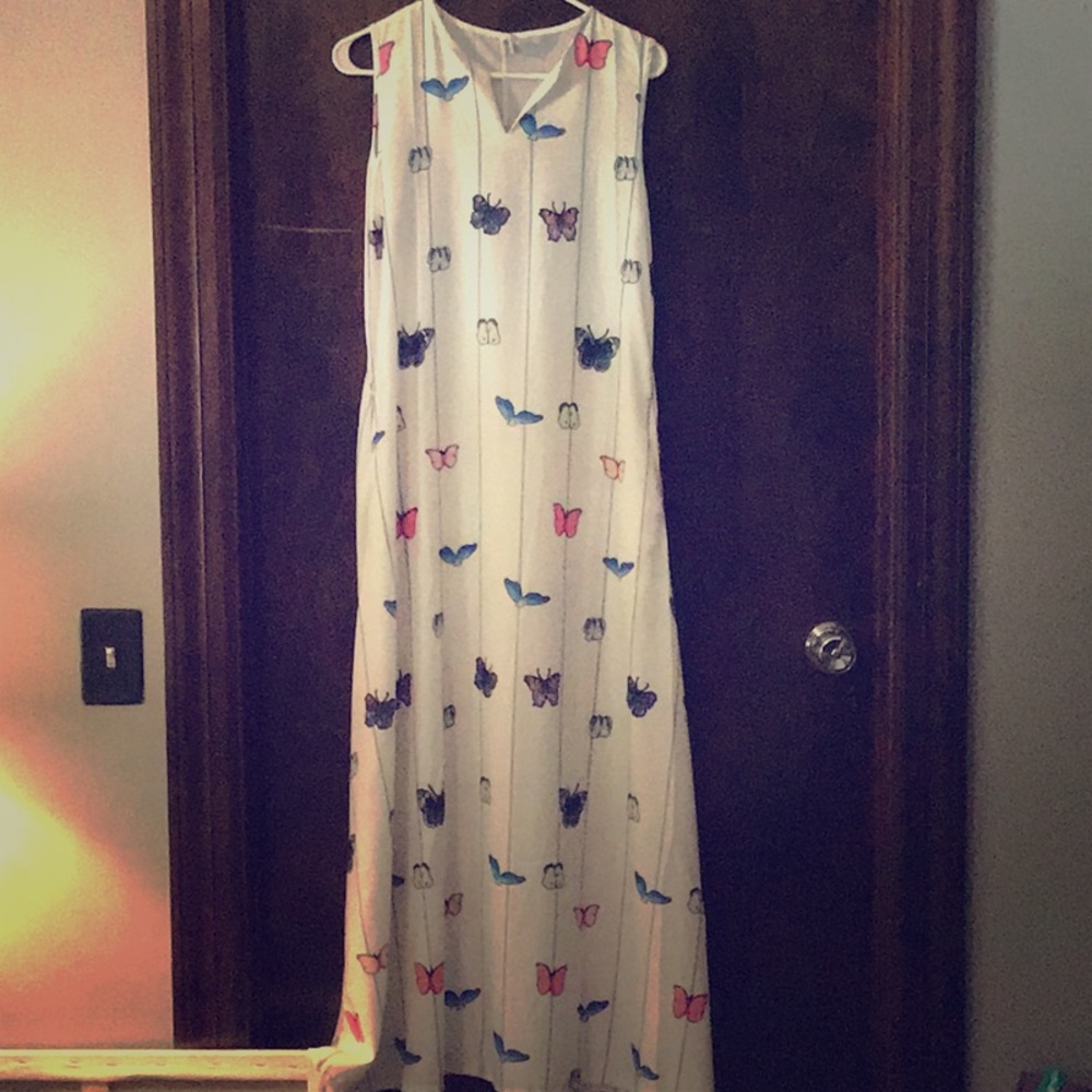 Butterfly Maxi dress